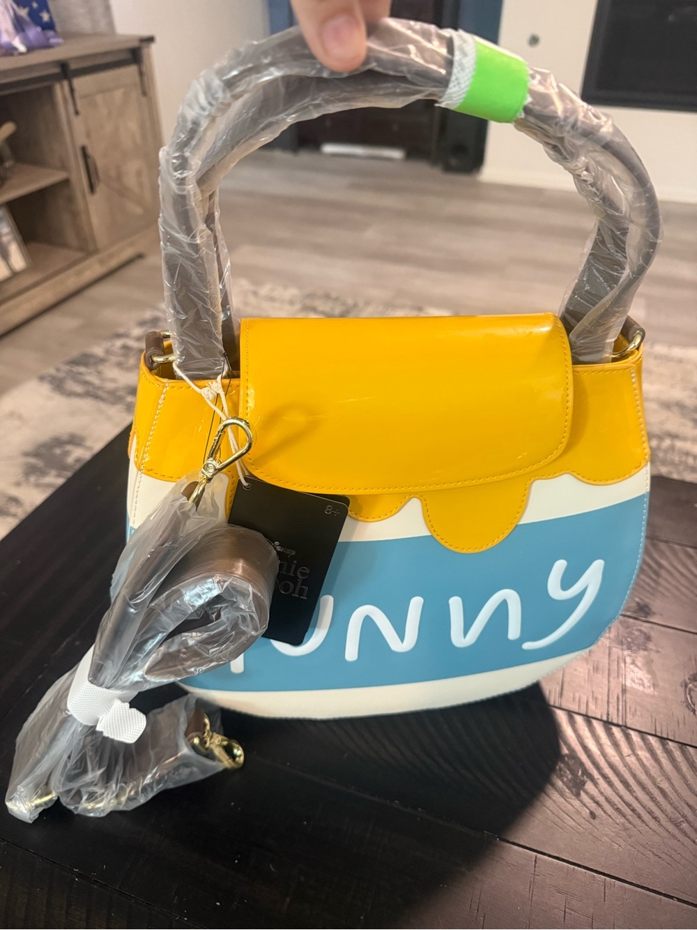 NWT Disney Winnie the Pooh Honey Pot Loungefly Shoulder Bag Tote